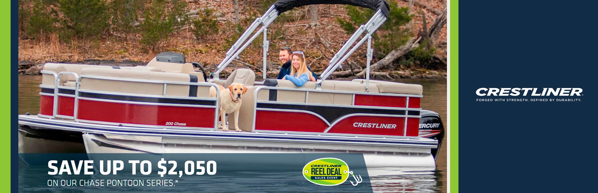 Crestliner: Save Big on Brand New Chase Pontoons
